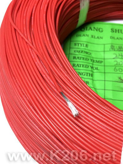 Провід силіконовий SIL-0.2-RED (24AWG)