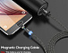 USB кабель магнитный TOPK-MICRO / GREY