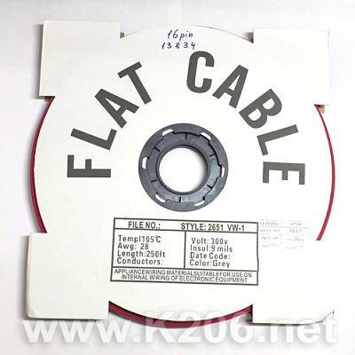 Шлейф плоский FLC-16/76-JILN (1м)