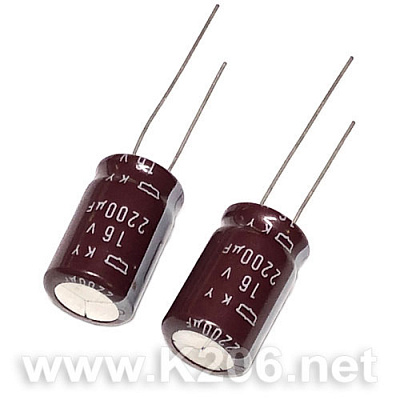 Конденсатор KY-2200/16V LOW ESR