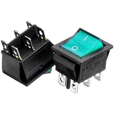 Переключатель IRS-202-2C/G (KCD2-202N)