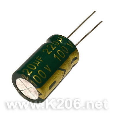 Конденсатор TE-220/100V Low ESR