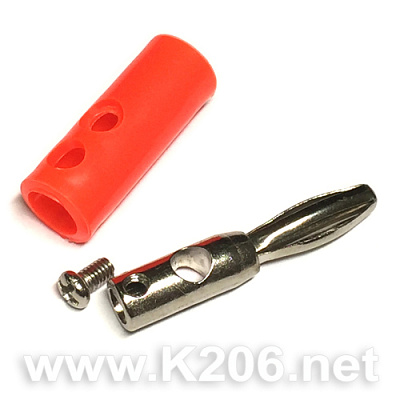 Штекер "банан" 4мм BC-002/R