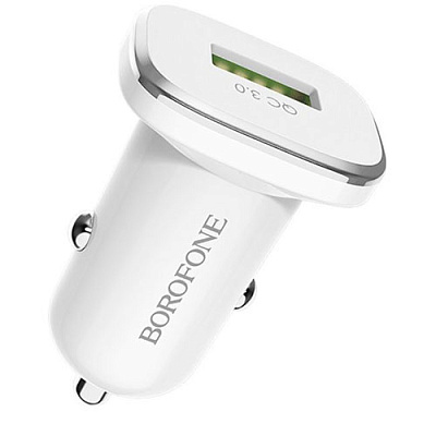 АЗУ 12-24V BOROFONE BZ12A 1xUSB White