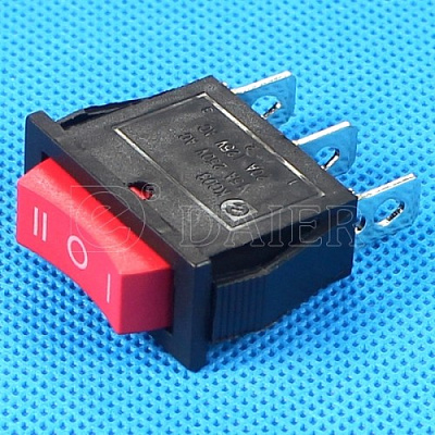 Перемикач KCD3-103 RED 15A-20A, 3 pin