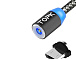 USB кабель магнитный TOPK-MICRO / GREY