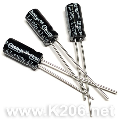 Конденсатор Cheng-4.7/100V