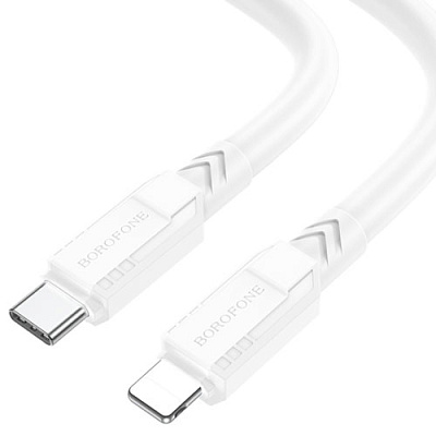 Кабель Type-C to iPhone Borofone BX81 1m White
