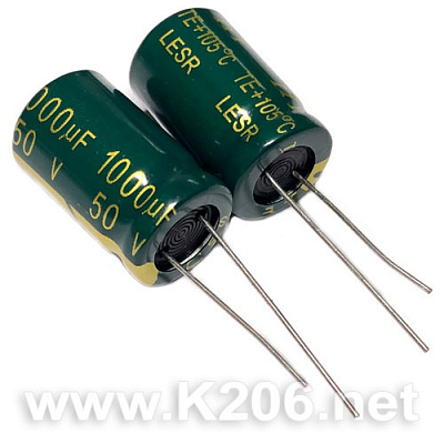 Конденсатор TE-1000/50V Low ESR