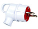 Вилка HOROZ 16A/250V із заземленням / кутова