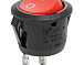 Перемикач KCD1-101-5 RED 2pin