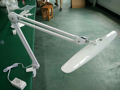 Лампа настільна 9501LED dimming+CCT 182 LED Біла