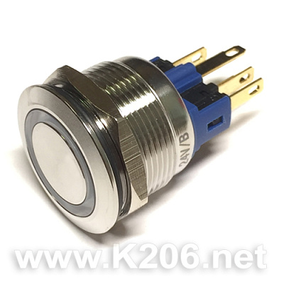 Кнопка антивандальная HQ22S/F11-24V-B