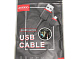Кабель USB-TYPE-C AKEKIO 0.9M BLACK