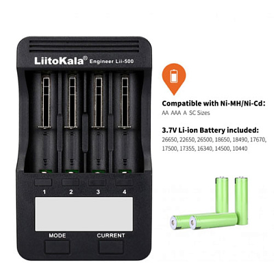 Lii-500 Универсальное ЗУ LiitoKala