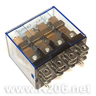 Реле JQX13F-4C-DC12V (LY4J)