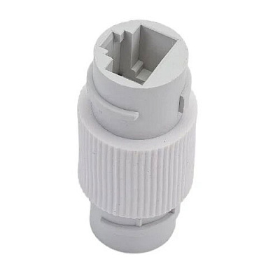 Соединитель RJ-45 8P8C проходной белый IP67