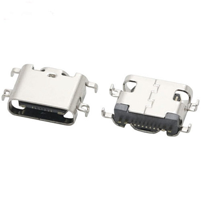 Гнездо USB Type-C 16pin угловое C-08