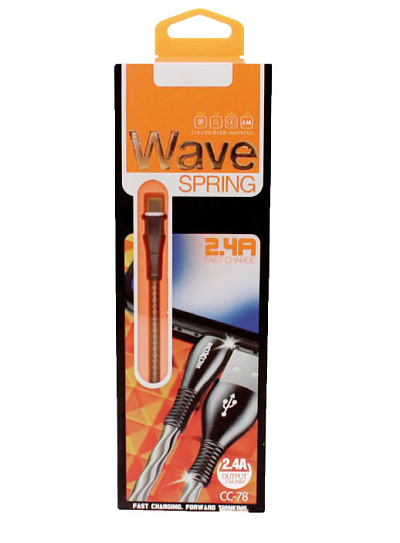 Кабель USB-TYPE-C CC-78 (2.4A; 1m)