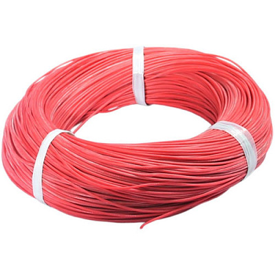 Провід силіконовий SIL-0.16-RED (26AWG)