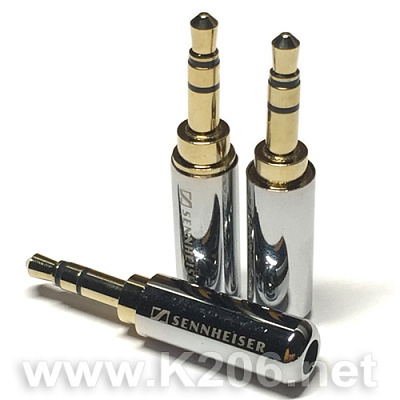 Штекер Sennheiser 3-pin 3.5mm / SILVER