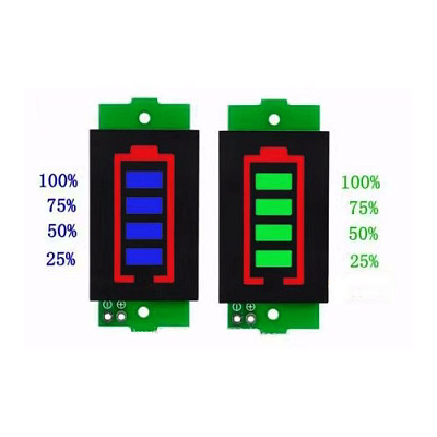 Индикатор уровня заряда 1-8S Li-ion