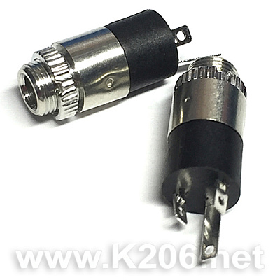 Гнездо стерео JACK 3.5 мм KLB4-CH (PJ-392)