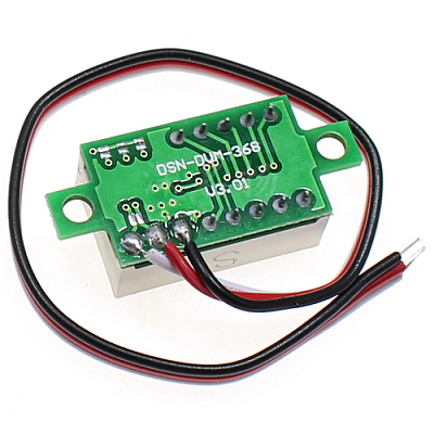 Вольтметр DC 0-100V 0.36" RED