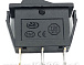 Переключатель KCD3-BLACK 15A-20A, 3 pin