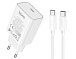 Зарядний пристрій 1*USB Type-C HOCO C143A WHITE
