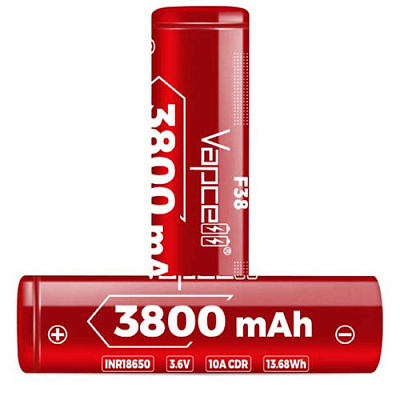 Акумулятор Vapcell INR18650 F38 3800mAh