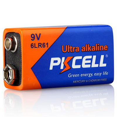 Батарейка Крона 9V 6LR61 PKCELL Ultra Alkaline