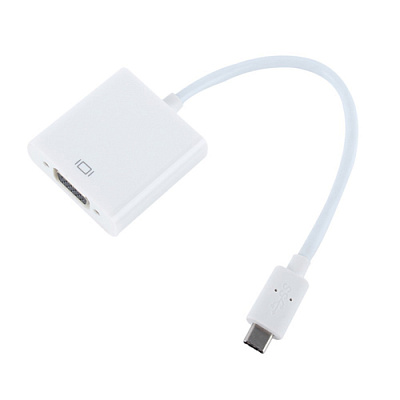 USB Type-C to VGA 1080P Adapter USB 3.1
