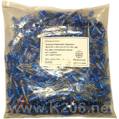 Конденсатор JRB-100/35V 105 ° C
