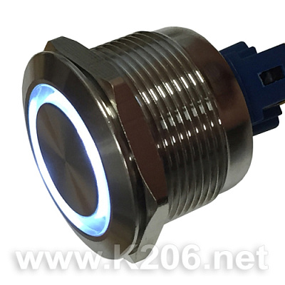 Кнопка антивандальная HQ22S/F11-24V-W