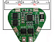 Плата защиты HX-3S-03 (BMS-3S-8A)