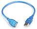 Кабель USB AM/AF 0.3M (подовжувач)