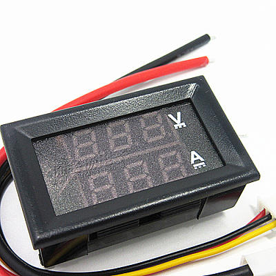 Вольтметр/амперметр 100V/50A-RG