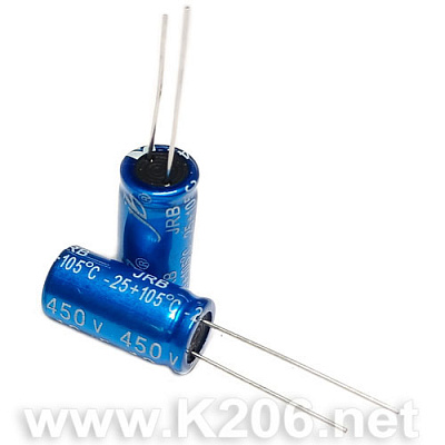 Конденсатор JRB-10/450V 105°C