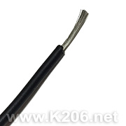 Провод силиконовый SIL-1.3-BLACK (16AWG)