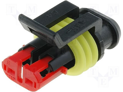 Роз'єм авто "Superseal 1.5" 2 pin (комплект)