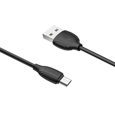 USB кабель BOROFONE-BX19 Micro Black 1m