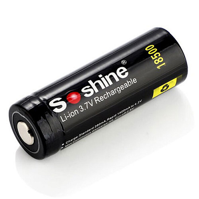 Аккумулятор Soshine 18500 1400mAh