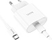 Зарядний пристрій 1*USB Type-C HOCO C94A WHITE
