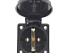 Розетка E-013 Black з кришкою IP44