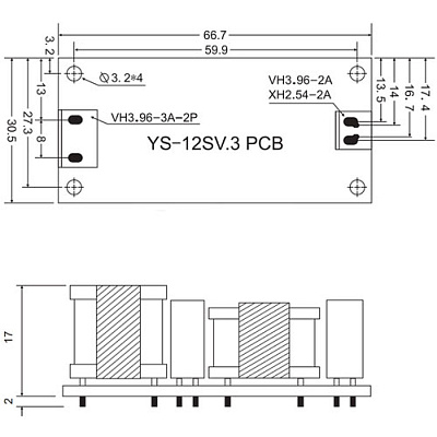 Блок питания OF-12V1000MA