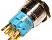 Кнопка антивандальная MP019S1/F11Z-12V-R/G-CMP