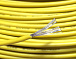 Провод силиконовый SIL-0.50-Yellow (20AWG)