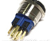 Кнопка антивандальна HQ22S/F11-24V-B