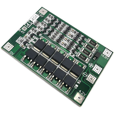 Плата защиты BMS-4S-40A с балансировкой